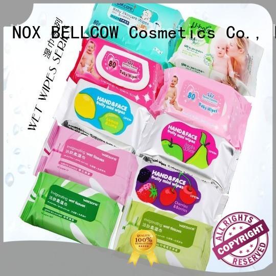 adult mans facial cleansing wipes control scented NOX BELLCOW company