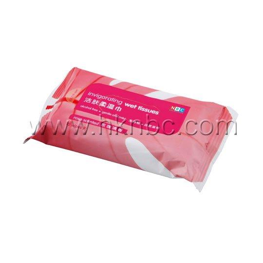 Invigorating Wet tissues- Peppermint Scented (10pcs)