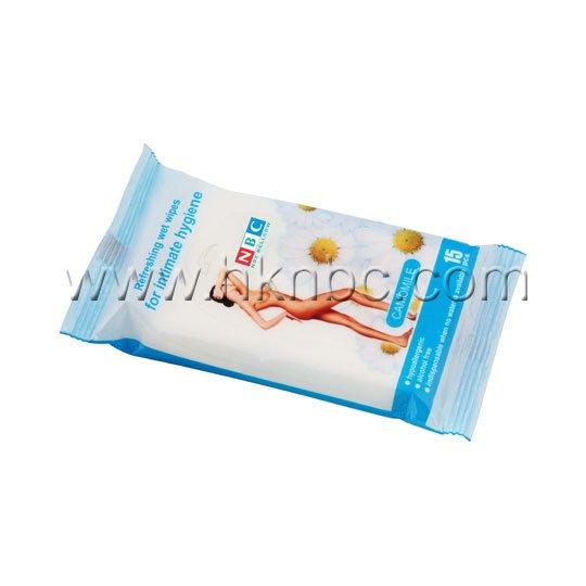 Refreshing Wet Wipes for Intimate Hygiene- Camomile