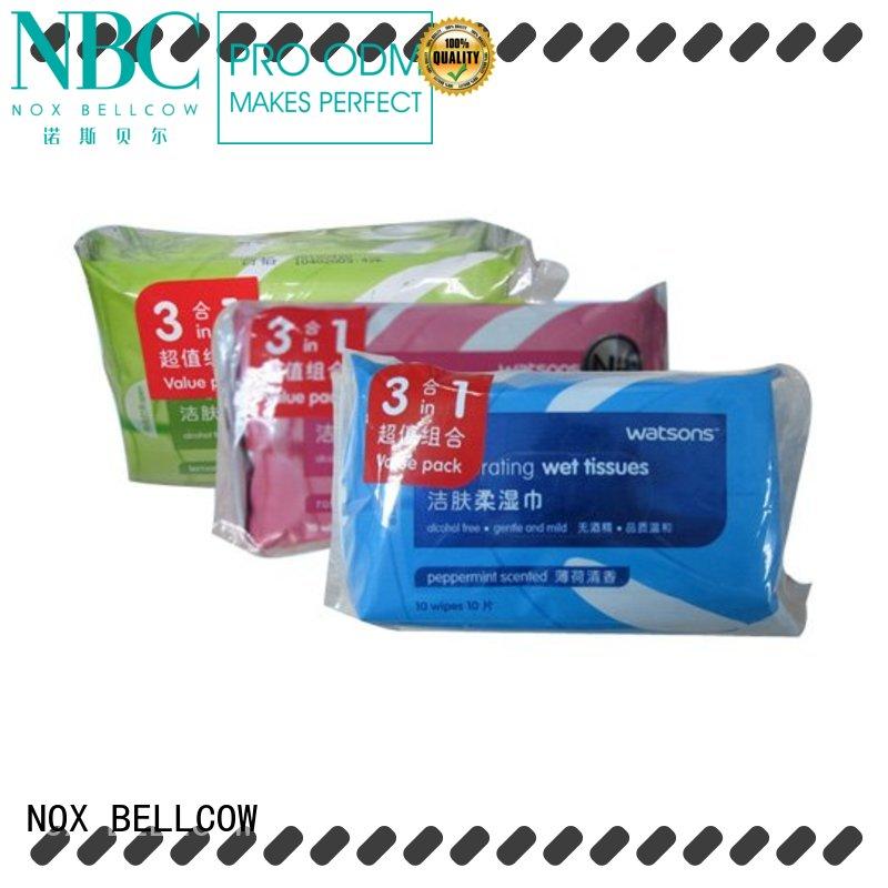 NOX BELLCOW invigorating oil cleansing wipes supplier for women