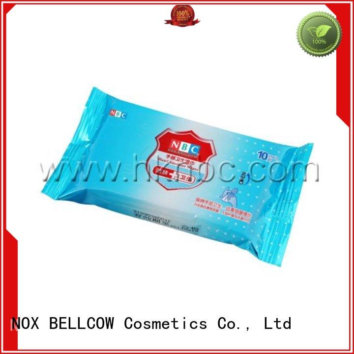 Hot facial cleansing wipes wipe NOX BELLCOW Brand