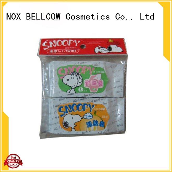 NOX BELLCOW refreshing facial cleansing wipes supplier for ladies