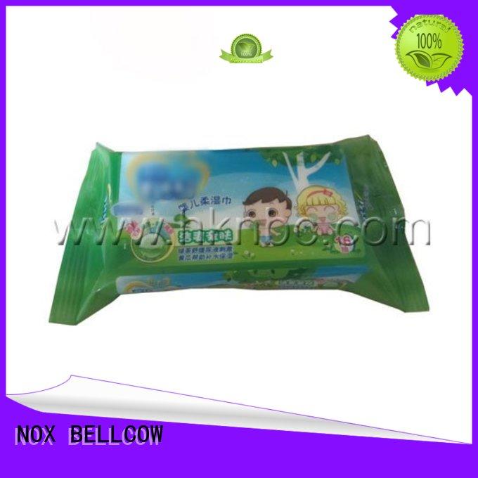 NOX BELLCOW Brand special moisturizing hand biodegradable baby wipes