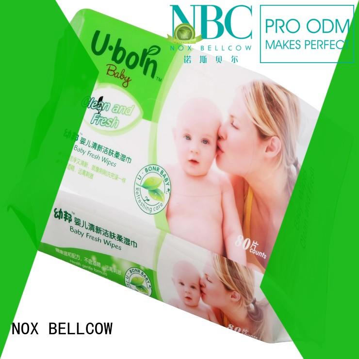 NOX BELLCOW tender cheap baby wipes lid for mouth