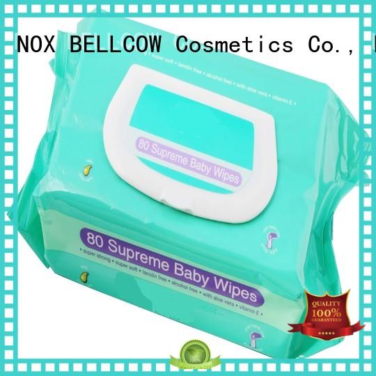 Hot hand biodegradable baby wipes fragrance NOX BELLCOW Brand