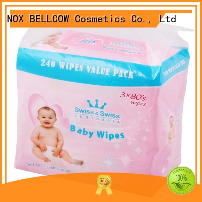 fragrance baby wipe clean wholesale for infant NOX BELLCOW