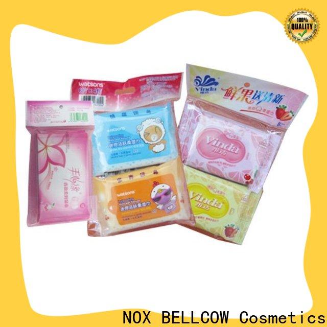 NOX BELLCOW 10s oil cleansing wipes supplier for skincare