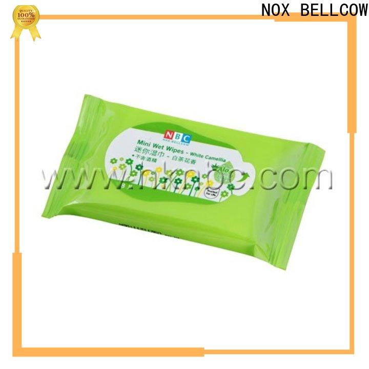 NOX BELLCOW wet men's facial cleansing wipes wholesale for skincare