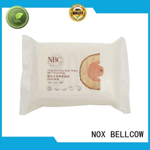 cotton hand tender baby biodegradable baby wipes NOX BELLCOW Brand